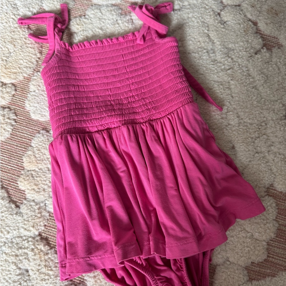 Pink Casual Kids Dress